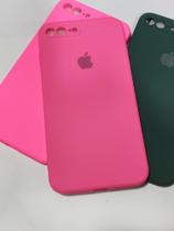 Capinha Flexível De Soft Silicone Para IPHONE 7 PLUS/8 PLUS(04 rosa pink