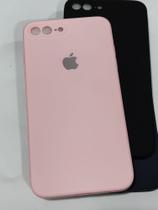 Capinha Flexível De Soft Silicone Para IPHONE 7 PLUS/8 PLUS(04 rosa)