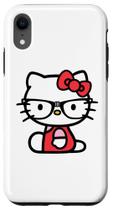 Capinha Hello Kitty para iPhone XR com Design de Óculos Nerd