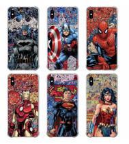 Capinha Heróis Dc e Marvel para Iphone 11 Pro modelos sortidos - HJC