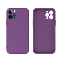 Capinha iPhone 12 PRO Proteção Câmera Silicone Aveludado