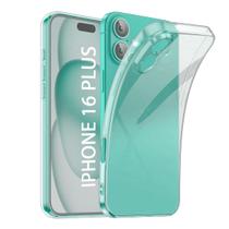 Capinha iPhone 16 Plus TPU Transparente Capa Clean Flexível