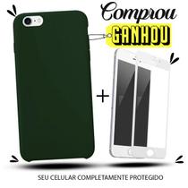 Capinha iPhone 7 / 8 / SE 2ª Geração Com Película de Vidro 5D Ultra Resistente