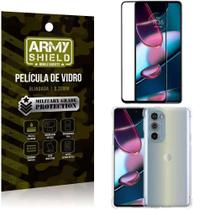 Capinha Moto Edge 30 Pro Anti Shock + Película De Vidro 3D