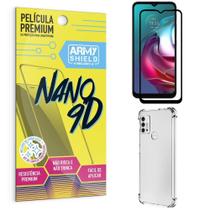 Capinha Moto G30 + Película Premium Nano 9D - Armyshield