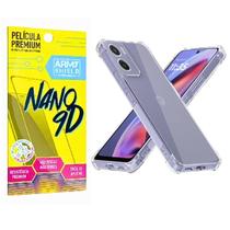 Capinha Moto G35 + Pelicula 9D Cerâmica Indestrutível - Armyshield