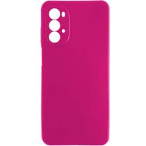 Capinha Moto G53 Silicone Aveludado - Pink