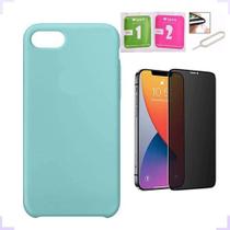 Capinha Para Celular com Pelicula Privacidade e Ejetor