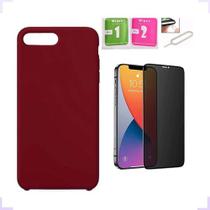 Capinha Para Celular com Pelicula Privacidade e Ejetor