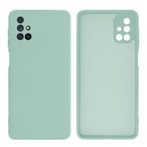 Capinha Para Galaxy M51 com Proteção de Câmera Lisa Silicone Aveludado