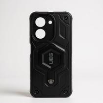 Capinha para Redmi A5 com Suporte Antichoque e Durável preta + película vidro Capinha para Redmi A5 com Suporte Antichoque e Durável preta + película vidro