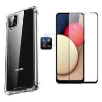 Capinha + Película De Câmera 9D + Película Frontal 9D + Kit De Aplicação Samsung Galaxy A12