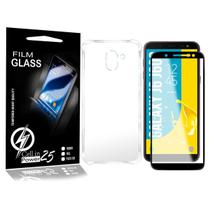 Capinha + Película Full 3d NOVO compatível Galaxy J6 J600 5.6 - Cell In Power25