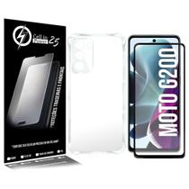 Capinha + Película Full 3d NOVO Moto G200 5G XT2175 6.8 - Cell In Power25