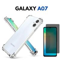 Capinha + Película Vidro Privativa Compativel Com Galaxy A07