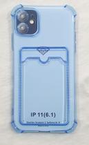 Capinha Proteção de Camera e Porta Cartão Compativel com iPhone 11 6.1 Translucida Capinha Proteção de Camera e Porta Cartão Compativel com iPhone 11 6.1 Translucida