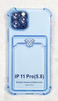 Capinha Proteção de Camera e Porta Cartão Compativel com iPhone 11 Pro 5.8 Translucida Capinha Proteção de Camera e Porta Cartão Compativel com iPhone 11 Pro 5.8 Translucida