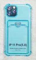 Capinha Proteção de Camera e Porta Cartão Compativel com iPhone 11 Pro 5.8 Translucida Capinha Proteção de Camera e Porta Cartão Compativel com iPhone 11 Pro 5.8 Translucida