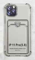 Capinha Proteção de Camera e Porta Cartão Compativel com iPhone 11 Pro 5.8 Translucida Capinha Proteção de Camera e Porta Cartão Compativel com iPhone 11 Pro 5.8 Translucida