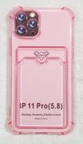 Capinha Proteção de Camera e Porta Cartão Compativel com iPhone 11 Pro 5.8 Translucida Capinha Proteção de Camera e Porta Cartão Compativel com iPhone 11 Pro 5.8 Translucida