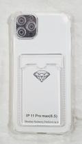 Capinha Proteção de Camera e Porta Cartão Compativel com iPhone 11 Pro Max 6.5 Translucida Capinha Proteção de Camera e Porta Cartão Compativel com iPhone 11 Pro Max 6.5 Translucida