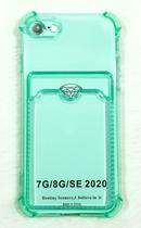 Capinha Proteção de Camera e Porta Cartão Compativel com iPhone 7, 8, Se 2020 4.7 Translucida Capinha Proteção de Camera e Porta Cartão Compativel com iPhone 7, 8, Se 2020 4.7 Translucida