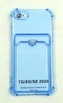 Capinha Proteção de Camera e Porta Cartão Compativel com iPhone 7, 8, Se 2020 4.7 Translucida Capinha Proteção de Camera e Porta Cartão Compativel com iPhone 7, 8, Se 2020 4.7 Translucida