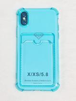 Capinha Proteção de Camera e Porta Cartão Compativel com iPhone X / XS 5.8 Translucida Capinha Proteção de Camera e Porta Cartão Compativel com iPhone X / XS 5.8 Translucida