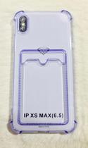 Capinha Proteção de Camera e Porta Cartão Compativel com iPhone XS Max 6.5 Translucida Capinha Proteção de Camera e Porta Cartão Compativel com iPhone XS Max 6.5 Translucida
