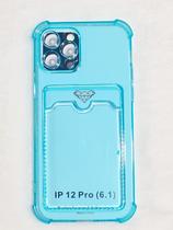 Capinha Proteção de Camera e Porta Cartão Compativel iPhone 12 Pro 6.1 Translucida Capinha Proteção de Camera e Porta Cartão Compativel iPhone 12 Pro 6.1 Translucida