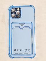 Capinha Proteção de Camera e Porta Cartão Compativel iPhone 12 Pro 6.1 Translucida Capinha Proteção de Camera e Porta Cartão Compativel iPhone 12 Pro 6.1 Translucida
