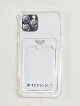 Capinha Proteção de Camera e Porta Cartão Compativel iPhone 12 Pro 6.1 Translucida Capinha Proteção de Camera e Porta Cartão Compativel iPhone 12 Pro 6.1 Translucida