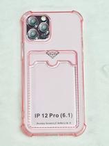Capinha Proteção de Camera e Porta Cartão Compativel iPhone 12 Pro 6.1 Translucida Capinha Proteção de Camera e Porta Cartão Compativel iPhone 12 Pro 6.1 Translucida