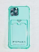 Capinha Proteção de Camera e Porta Cartão Compativel iPhone 12 Pro 6.1 Translucida Capinha Proteção de Camera e Porta Cartão Compativel iPhone 12 Pro 6.1 Translucida