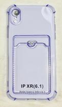 Capinha Proteção de Camera e Porta Cartão Compativel iPhone XR 6.1 Translucida Capinha Proteção de Camera e Porta Cartão Compativel iPhone XR 6.1 Translucida