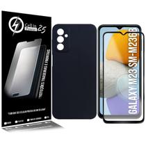 Capinha Proteção Veludo compativel Galaxy M23 M236 6.6 + Pel Vidro 3d Full - Cell In Power25