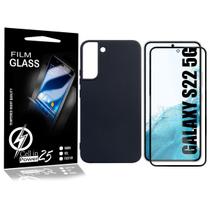 Capinha Proteção Veludo compativel Galaxy S22 S901 6.1 + Pel Vidro 3d Full - Cell In Power25 Capinha Proteção Veludo compativel Galaxy S22 S901 6.1 + Pel Vidro 3d Full - Cell In Power25