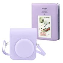 Capinha Protetora Com Alça Para Câmera Instax Mini 12+ Álbum Capinha Protetora Com Alça Para Câmera Instax Mini 12+ Álbum