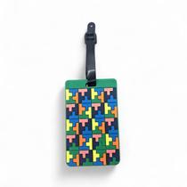 Capinha Protetora de Bilhete e Documentos Tetris Color 11 cm