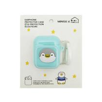 Capinha protetora para fone de ouvido pinguim azul