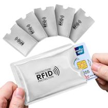 Capinha Rfid Cartoes Anti Furto Débito E Crédito 6 Unidades