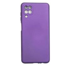 Capinha Roxa Samsung Galaxy A12 Capa Premium Silicone