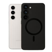 Capinha S24 Fe para Samsung Magnetica Carregamento Sem Fio TPU Flexível Capa Case