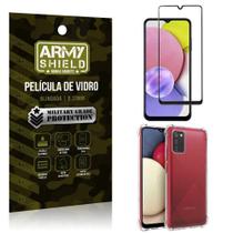 Capinha Samsung A03S + Película De Vidro 3D - Armyshield