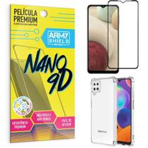Capinha Samsung A12 Anti Shock + Película Nano Cerâmica 9D