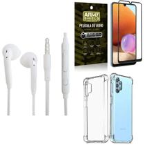 Capinha Samsung A32 4G + Fone de Ouvido + Película 3D Army - Armyshield