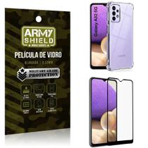 Capinha Samsung A32 5G Anti Shock + Película De Vidro 3D - Armyshield