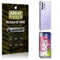 Capinha Samsung A52 S 5G Anti Shock + Película De Vidro 3D - Armyshield