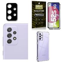 Capinha Samsung A52S + Película De Câmera + Película 3D