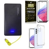 Capinha Samsung A53 + Carregador Portátil 5K + Película 3D